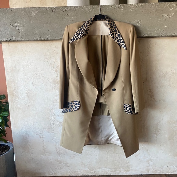 Custom Tailored Suit by Paul Minichiello Pants and Jacket Size 6 - Picture 7 of 7